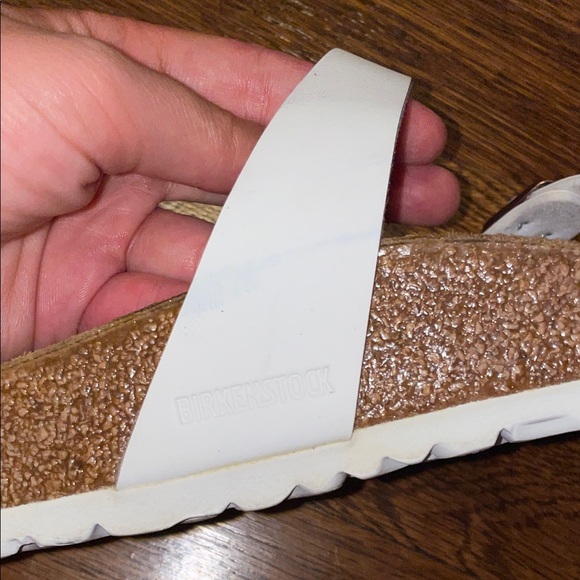 Birkenstock Mayori White Cross-Strap Sandals - Picture 7 of 7